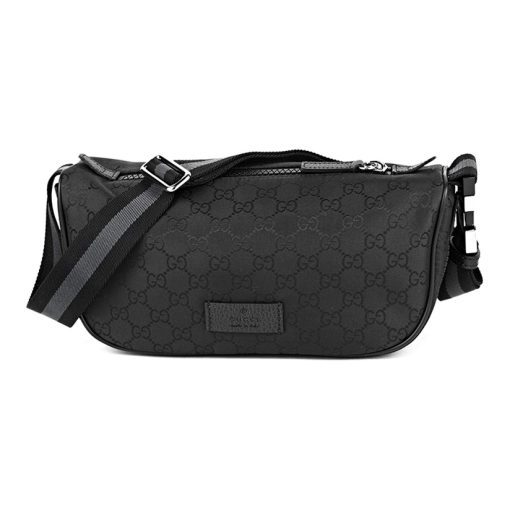 구찌 GG 패브릭 웨이스트백 블랙 449182-G1XHN-8615 #27*13*10cm