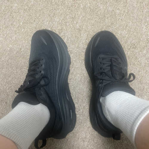 호카 본디 8 블랙 - 와이드 1127953-BBLC photo review