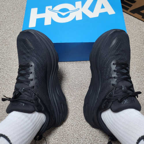 호카 본디 8 블랙 - 와이드 1127953-BBLC photo review