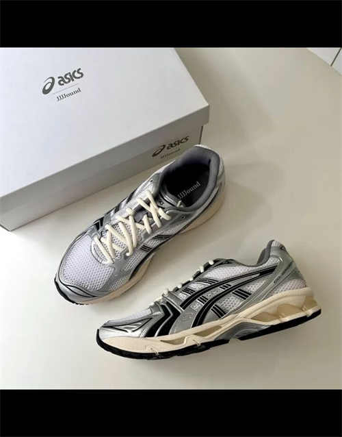 아식스 x JJJ자운드 젤 카야노 14 실버 블랙 1201A457-101 photo review