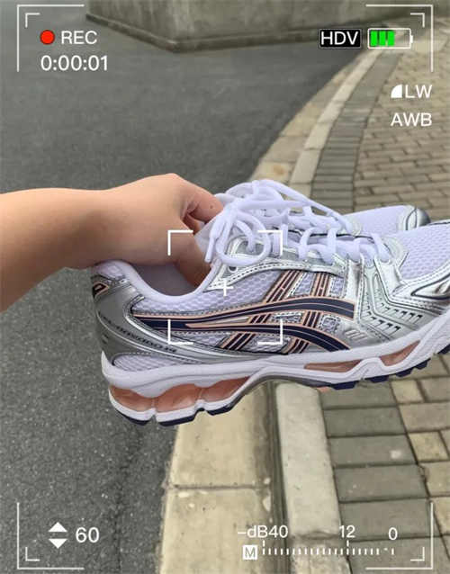 아식스 젤 카야노 14 화이트 썬더 블루 1202A056-103 photo review