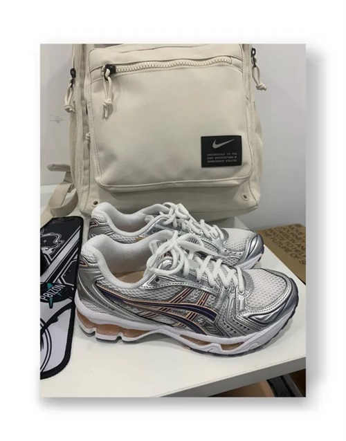 아식스 젤 카야노 14 화이트 썬더 블루 1202A056-103 photo review