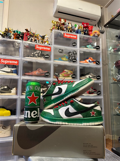 나이키 SB 덩크 로우 하이네켄 304292-302 photo review