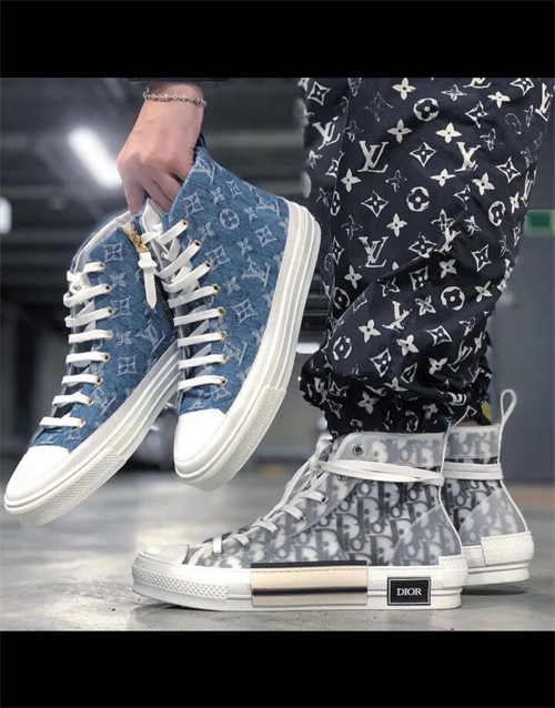 디올 B23 하이 디올 오블리크 캔버스 화이트 3SH118YNT_H060 photo review