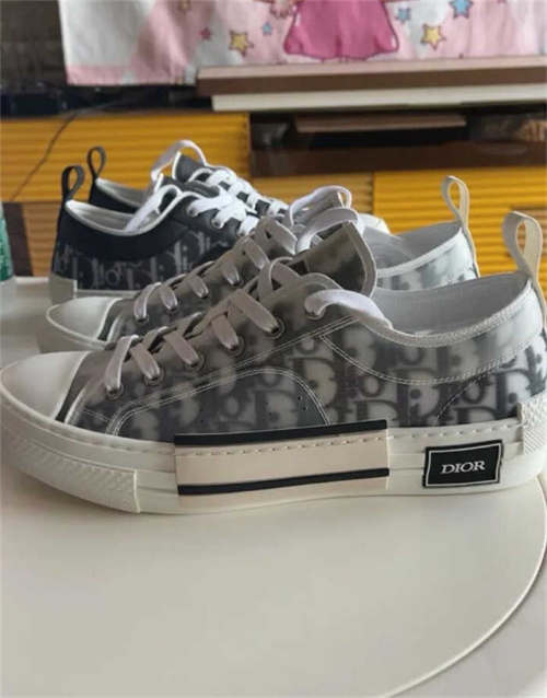 디올 B23 로우 오블리크 캔버스 화이트 & 블랙 3SN249YJP_H069 photo review