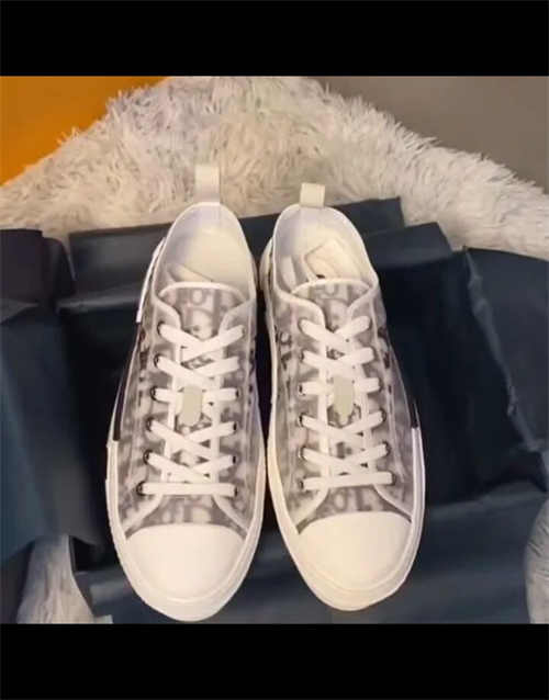 디올 B23 로우 오블리크 캔버스 화이트 & 블랙 3SN249YJP_H069 photo review