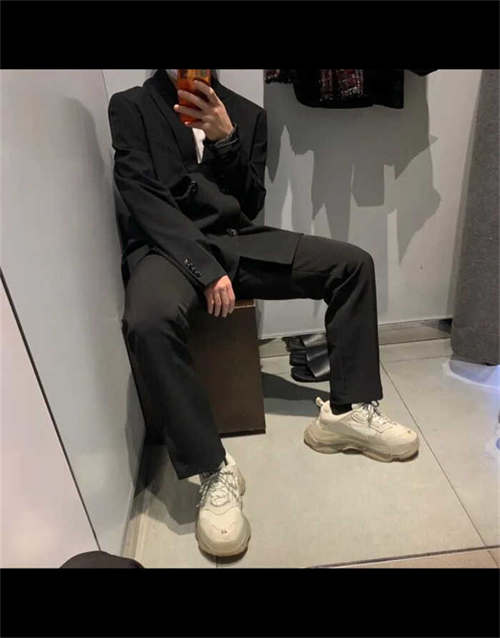 발렌시아가 트리플 S 클리어 솔 화이트 2019 541624W09E19000 photo review