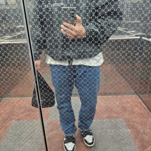 조던 1 로우 블랙 파티클 그레이 553558-040 photo review