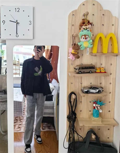 조던 1 로우 블랙 파티클 그레이 553558-040 photo review