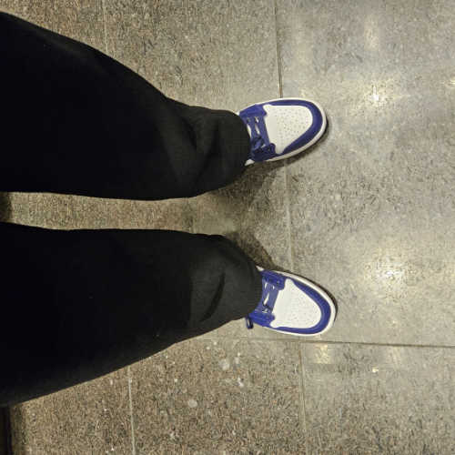 조던 1 로우 스카이 J 퍼플 화이트 553558-515 photo review