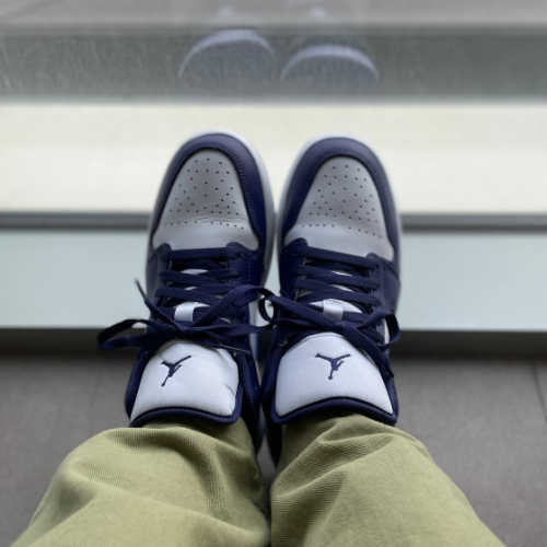 조던 1 로우 스카이 J 퍼플 화이트 553558-515 photo review