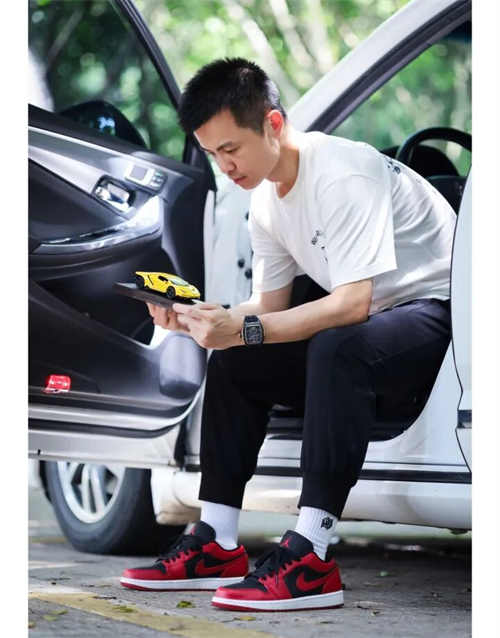 조던 1 로우 바시티 레드 553558-606 photo review