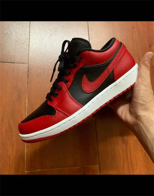 조던 1 로우 바시티 레드 553558-606 photo review