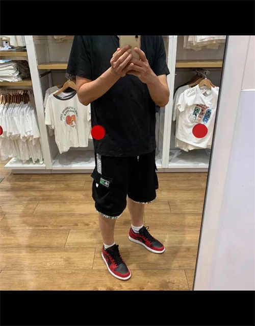 조던 1 로우 바시티 레드 553558-606 photo review