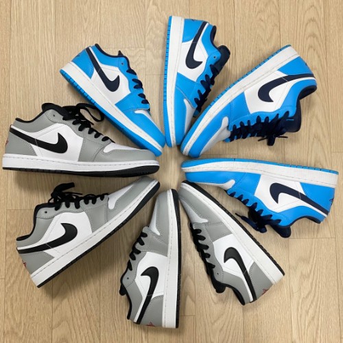 조던 1 로우 라이트 스모크 그레이 553560-030 photo review