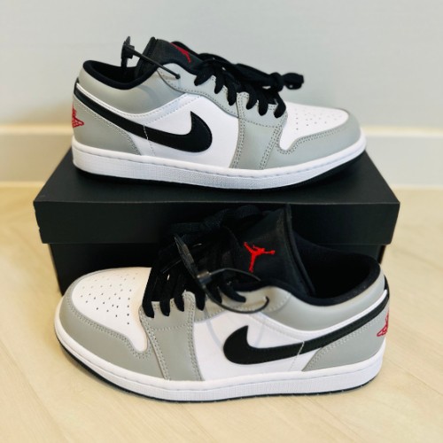 조던 1 로우 라이트 스모크 그레이 553560-030 photo review