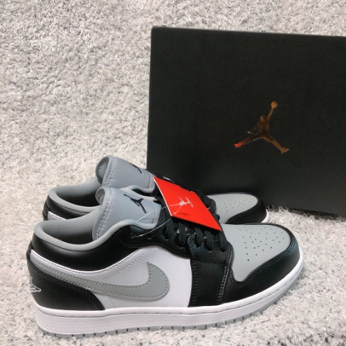 조던 1 로우 블랙 라이트 스모크 그레이 553560-039 photo review