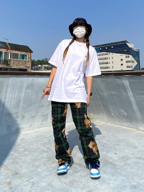 조던 1 로우 다크 파우더 블루 553560-144 photo review