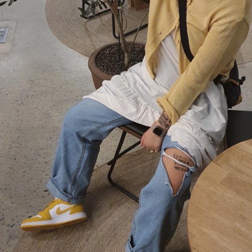 조던 1 로우 폴른 553560-171 photo review