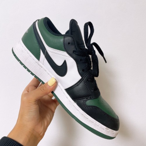 조던 1 로우 그린토 553560-371 photo review