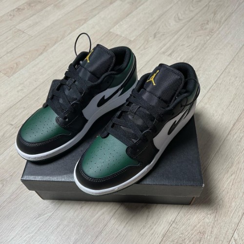 조던 1 로우 그린토 553560-371 photo review