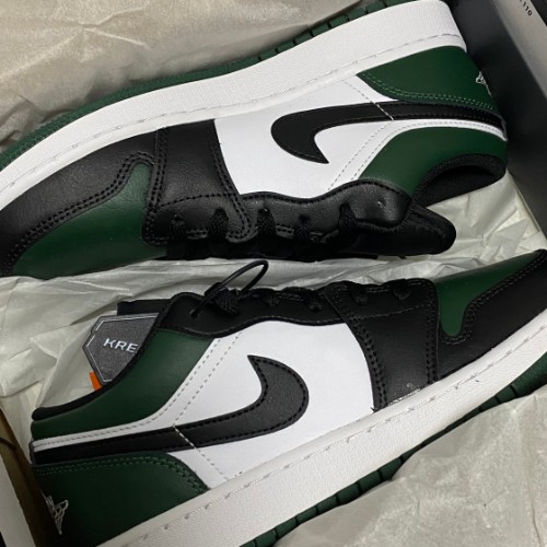 조던 1 로우 그린토 553560-371 photo review