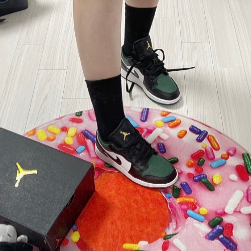 조던 1 로우 그린토 553560-371 photo review