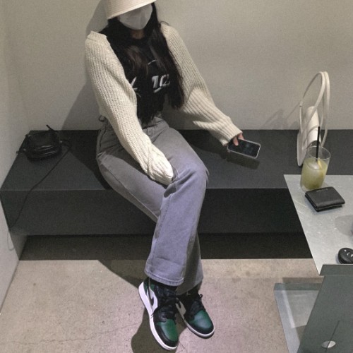 조던 1 로우 그린토 553560-371 photo review