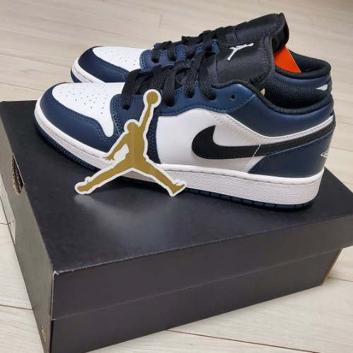 조던 1 로우 아머리 네이비 553560-411 photo review