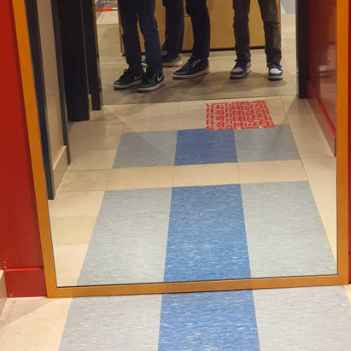 조던 1 로우 트루 블루 시멘트 그레이 553560-412 photo review