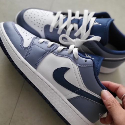 조던 1 로우 SE 애슌 슬레이트 앤 미스틱 네이비 553560-414 photo review