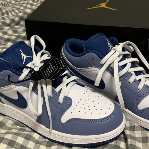 조던 1 로우 SE 애슌 슬레이트 앤 미스틱 네이비 553560-414 photo review