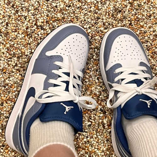 조던 1 로우 SE 애슌 슬레이트 앤 미스틱 네이비 553560-414 photo review