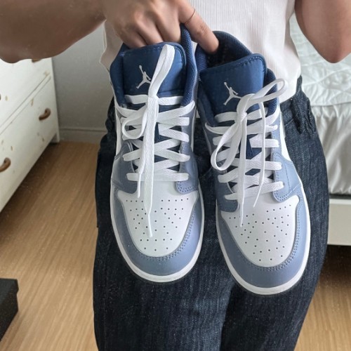 조던 1 로우 SE 애슌 슬레이트 앤 미스틱 네이비 553560-414 photo review