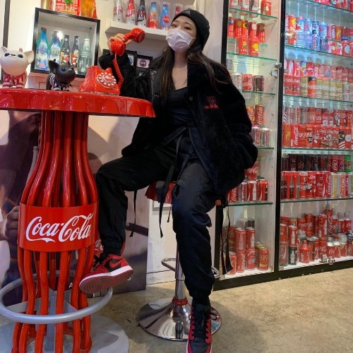 조던 1 로우 바시티 레드 553560-606 photo review