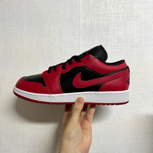 조던 1 로우 바시티 레드 553560-606 photo review