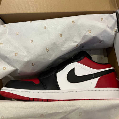 조던 1 로우 브레드 토 553560-612 photo review