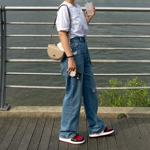 조던 1 로우 브레드 토 553560-612 photo review