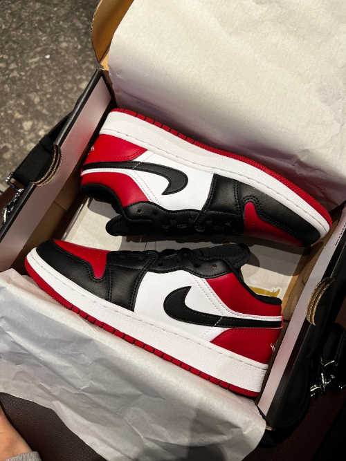 조던 1 로우 브레드 토 553560-612 photo review