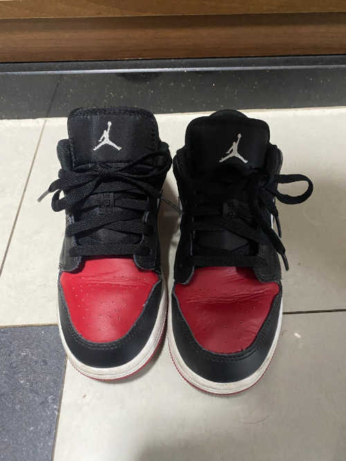 조던 1 로우 브레드 토 553560-612 photo review