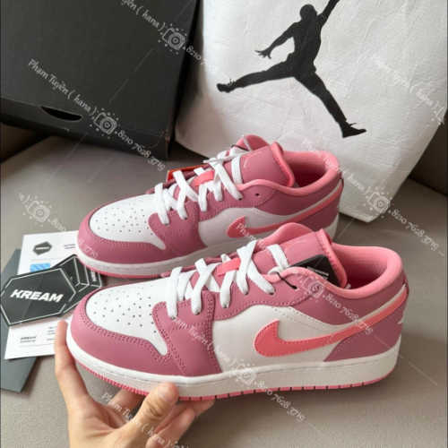 조던 1 로우 디저트 베리 553560-616 photo review