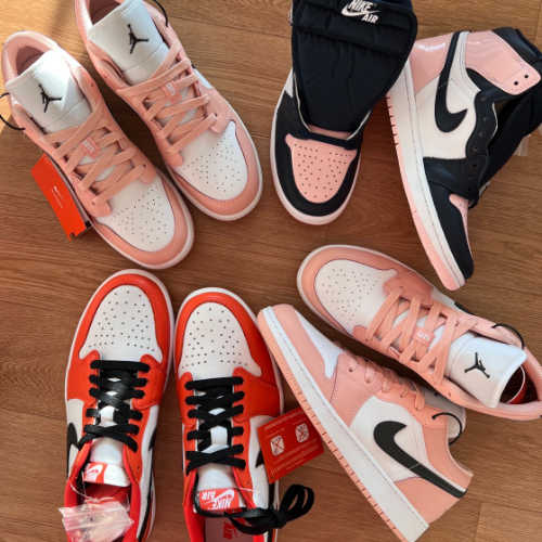 조던 1 로우 라이트 아크틱 핑크 553560-800 photo review