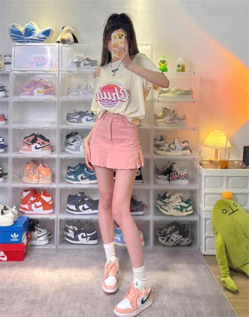 조던 1 로우 라이트 아크틱 핑크 553560-800 photo review