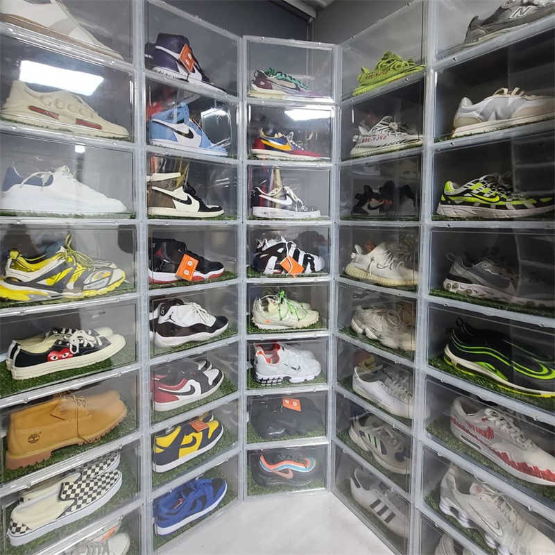 알렉산더 맥퀸 오버사이즈드 스니커즈 파리 블루 553680WHGP79086 photo review