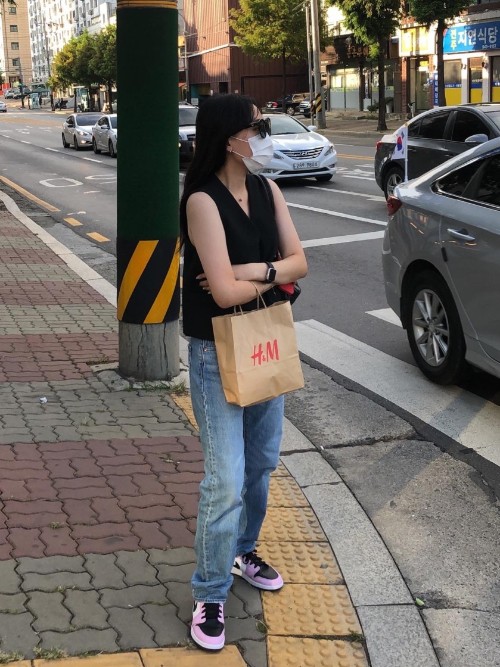 조던 1 로우 라이트 아크틱 핑크 554723-601 photo review