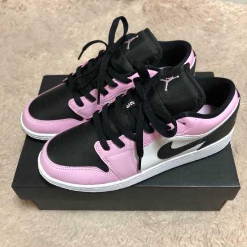 조던 1 로우 라이트 아크틱 핑크 554723-601 photo review