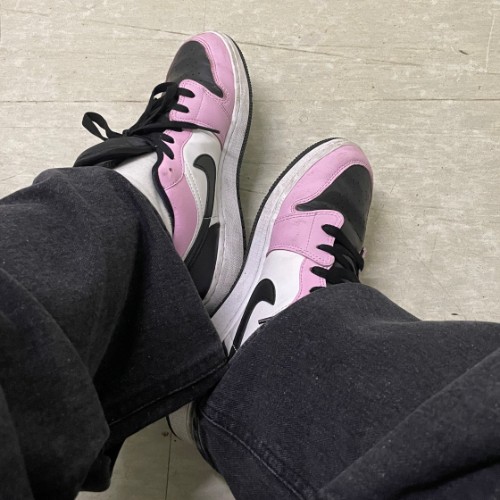 조던 1 로우 라이트 아크틱 핑크 554723-601 photo review