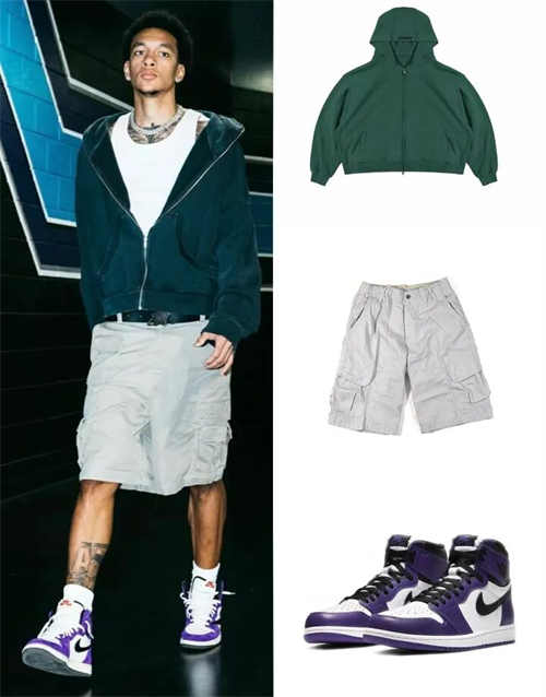 조던 1 레트로 하이 OG 코트 퍼플 2020 555088-500 photo review