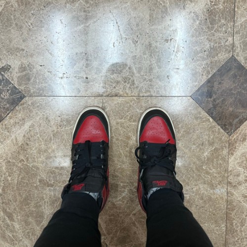 조던 1 레트로 하이 OG 브레드 밴드 2016 575441-001 photo review