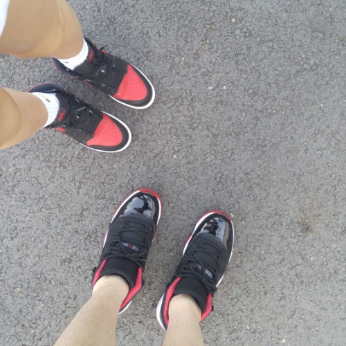 조던 1 레트로 하이 OG 브레드 밴드 2016 575441-001 photo review